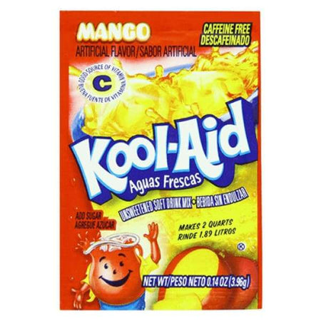 Kool-Aid Mango Drink Mix Packet Kraft Foods Group Inc. 10g - 1920s 2000s Drink Mix Era_1920s Era_2000s