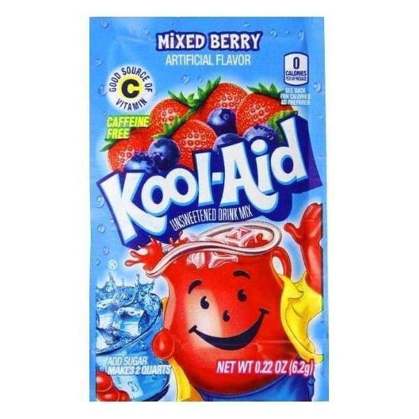 Kool Aid Mixed Berry Drink Mix Packet Kraft Foods Group Inc. 5g - 2000s Drink Mix Era_2000s Kool-Aid