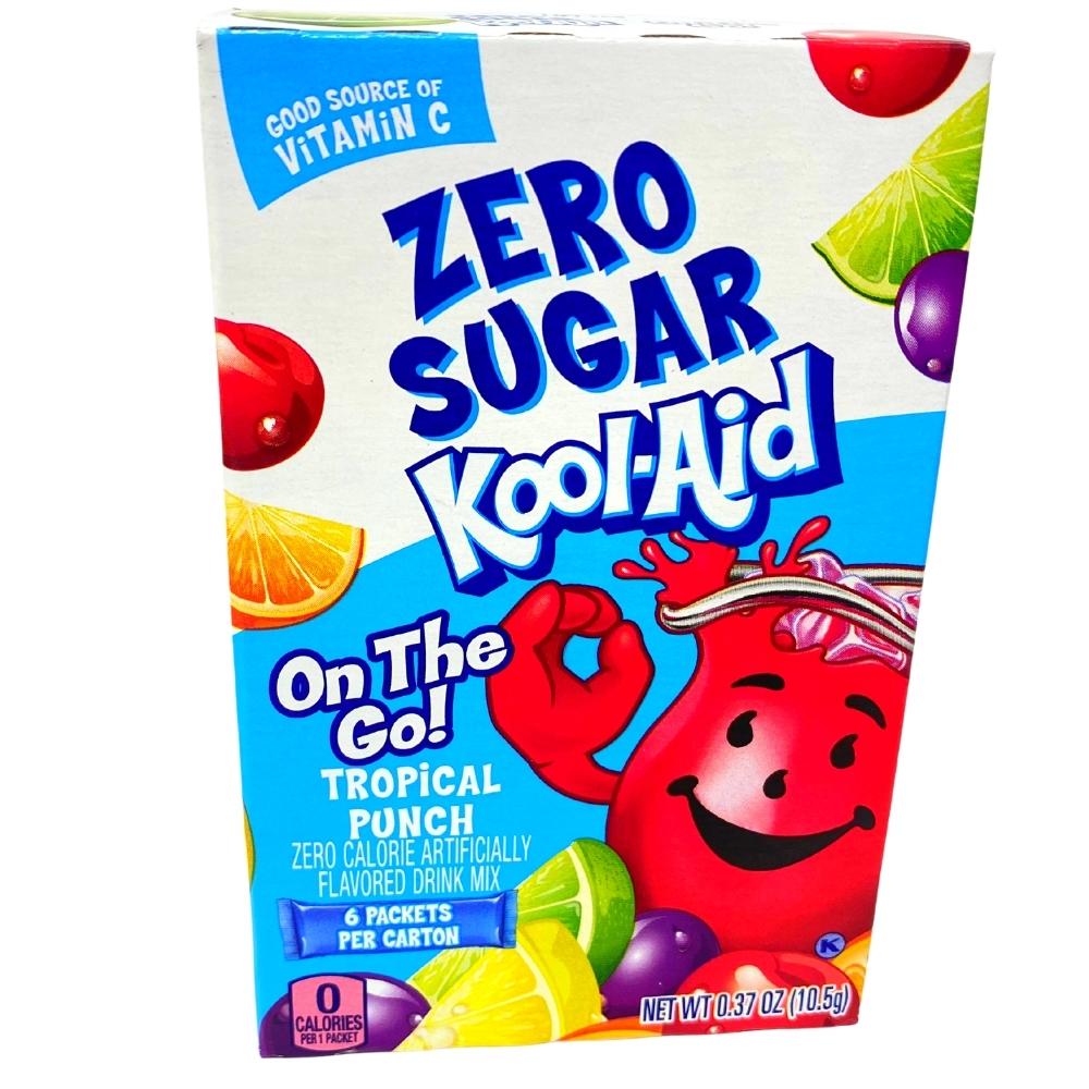 KoolAid Zero Sugar Tropical Punch On The Go Candy Funhouse Candy