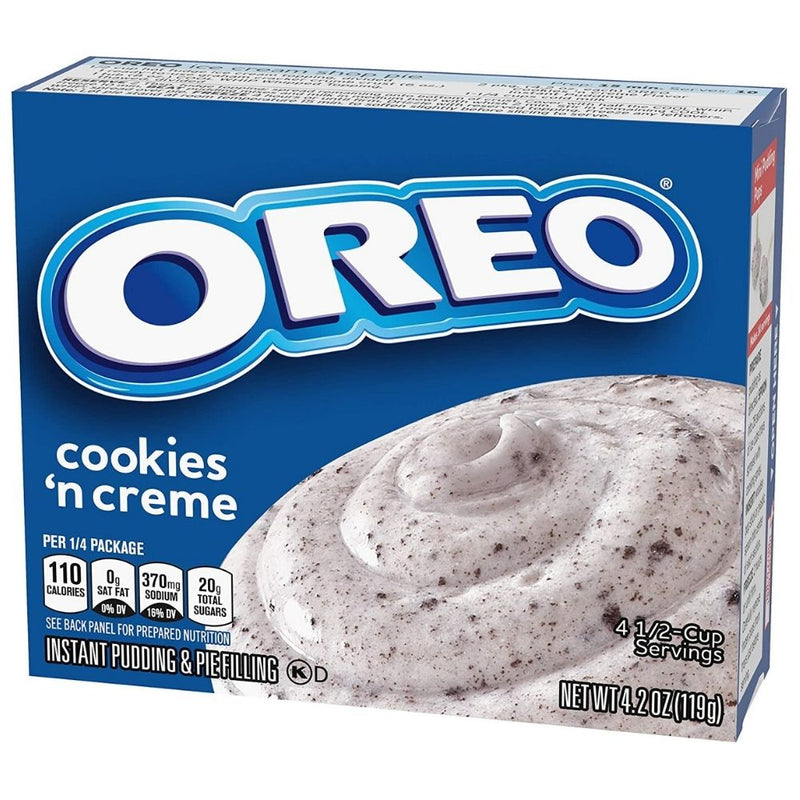 Kraft Jell-O Instant Pudding Oreo Cookies and Cream - 4.2oz Candy Funhouse Canada