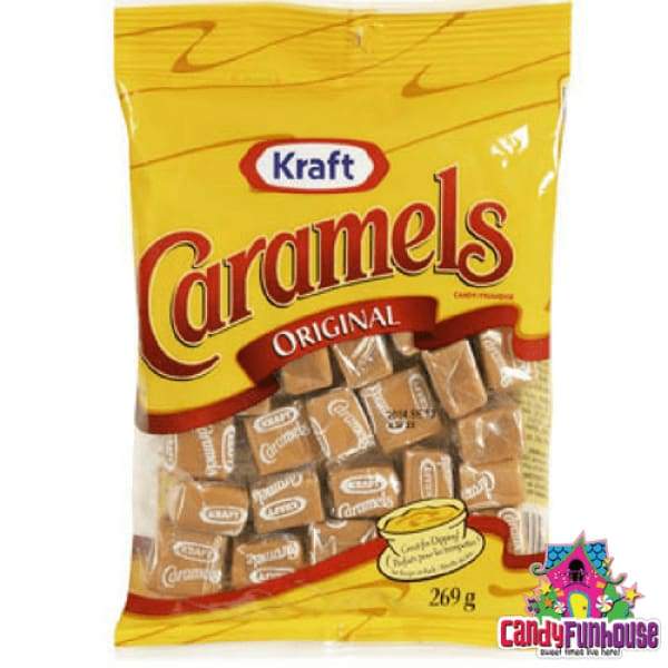 Kraft Caramels Original Kraft Fiids Group Inc. 350g - 1930s Canadian Canadian Candy Caramel Era_1930s