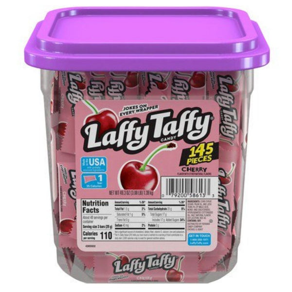 Laffy Taffy Cherry Candy - 145 Bulk Candy Tub