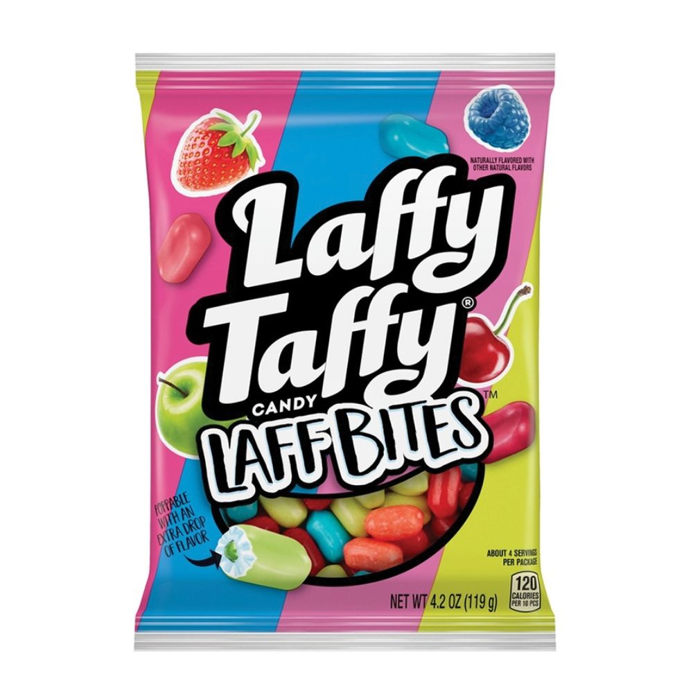 Wonka Laffy Taffy Laff Bites Candies-119 g