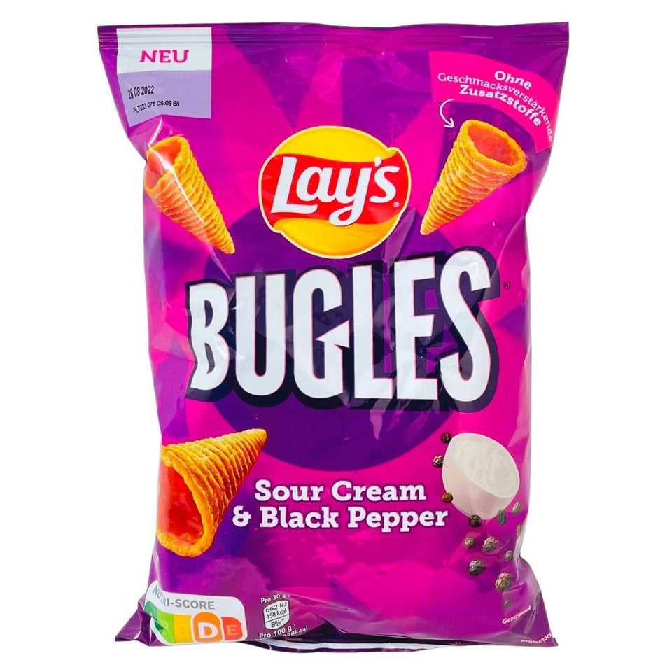 Lay's Bugles Sour Cream and Black Pepper - 95g