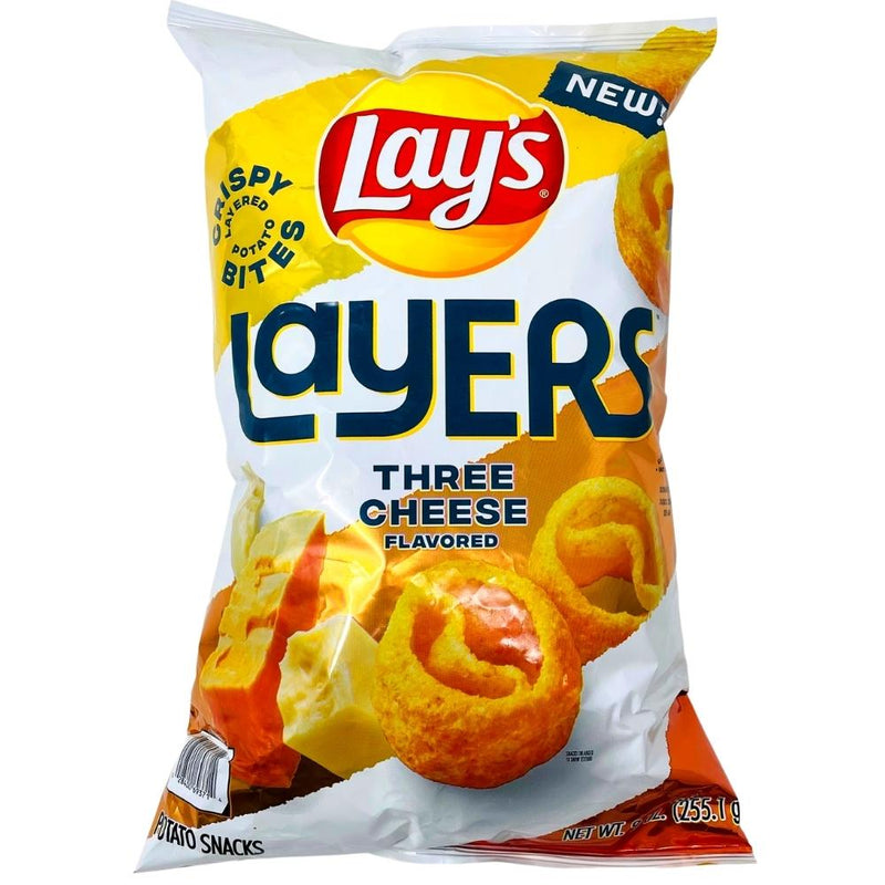 Lays Layers Three Cheese - 9oz | Candy Funhouse