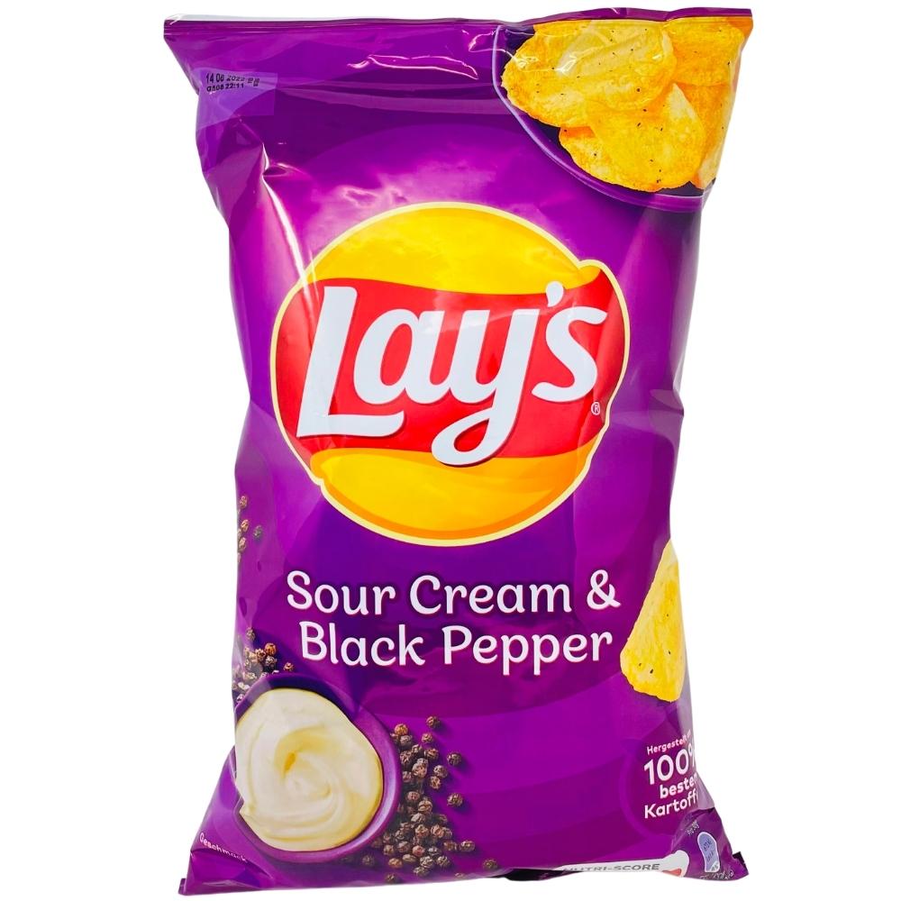 Lays Sour Cream & Black Pepper - 150g