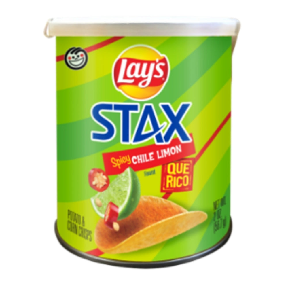 Lay's Stax Spicy Chile Limon - 2oz Candy Funhouse
