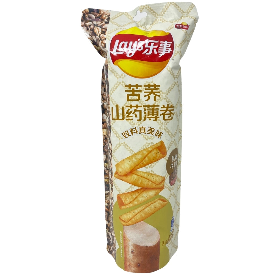 Lay's Yam Crisps Tartary Buckwheat & Yam Wheat Chips China - 80g