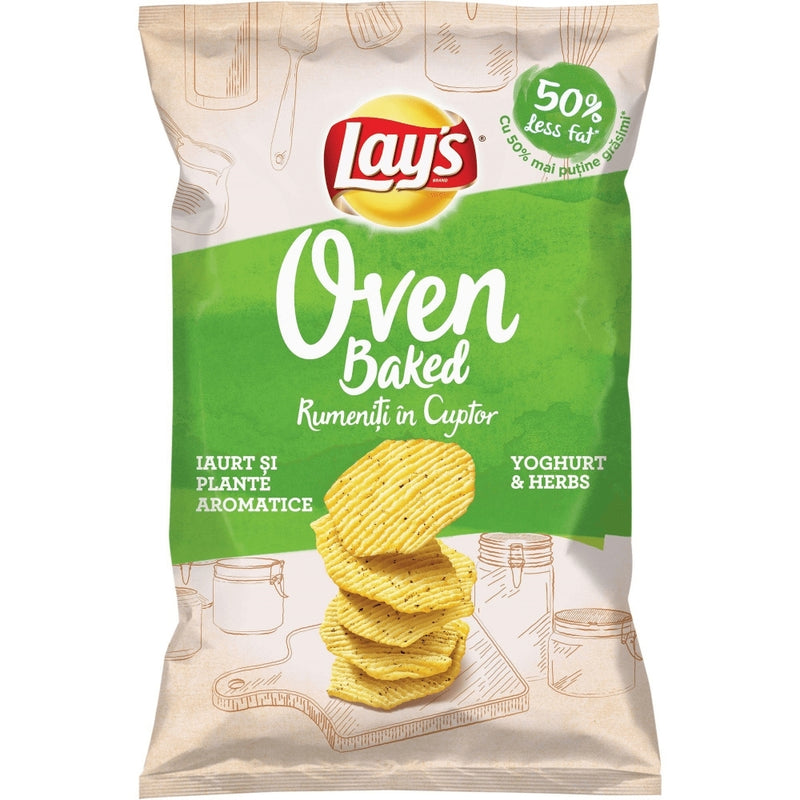 Lay's Oven Baked Yoghurt & Herbs Chips - 125g