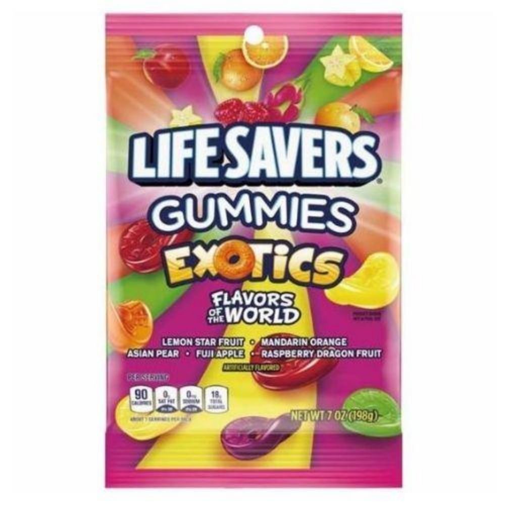 Life Savers Gummies Exotics Candies - 198 g