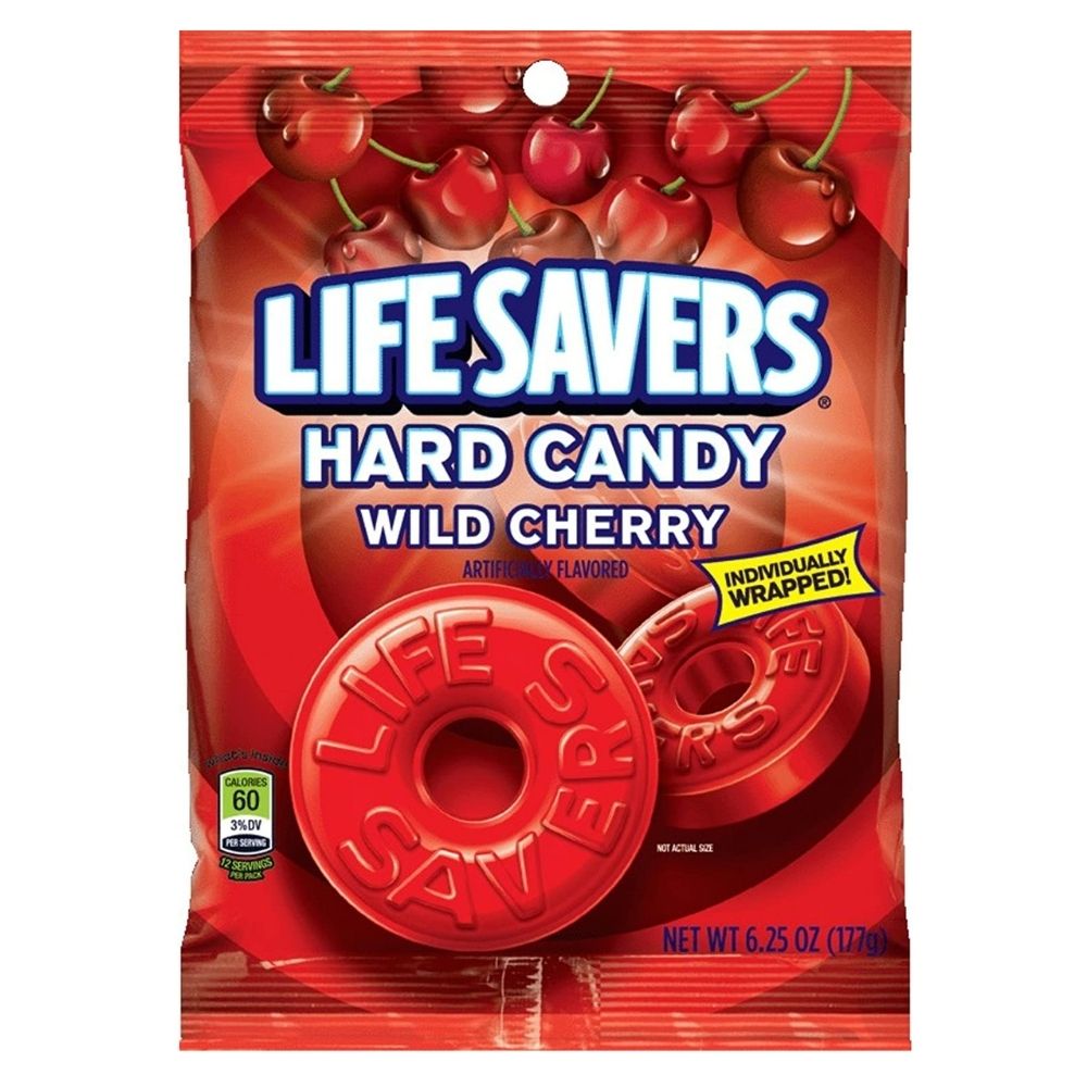 Lifesavers Wild Cherry Hard Candy - 6.25 oz.