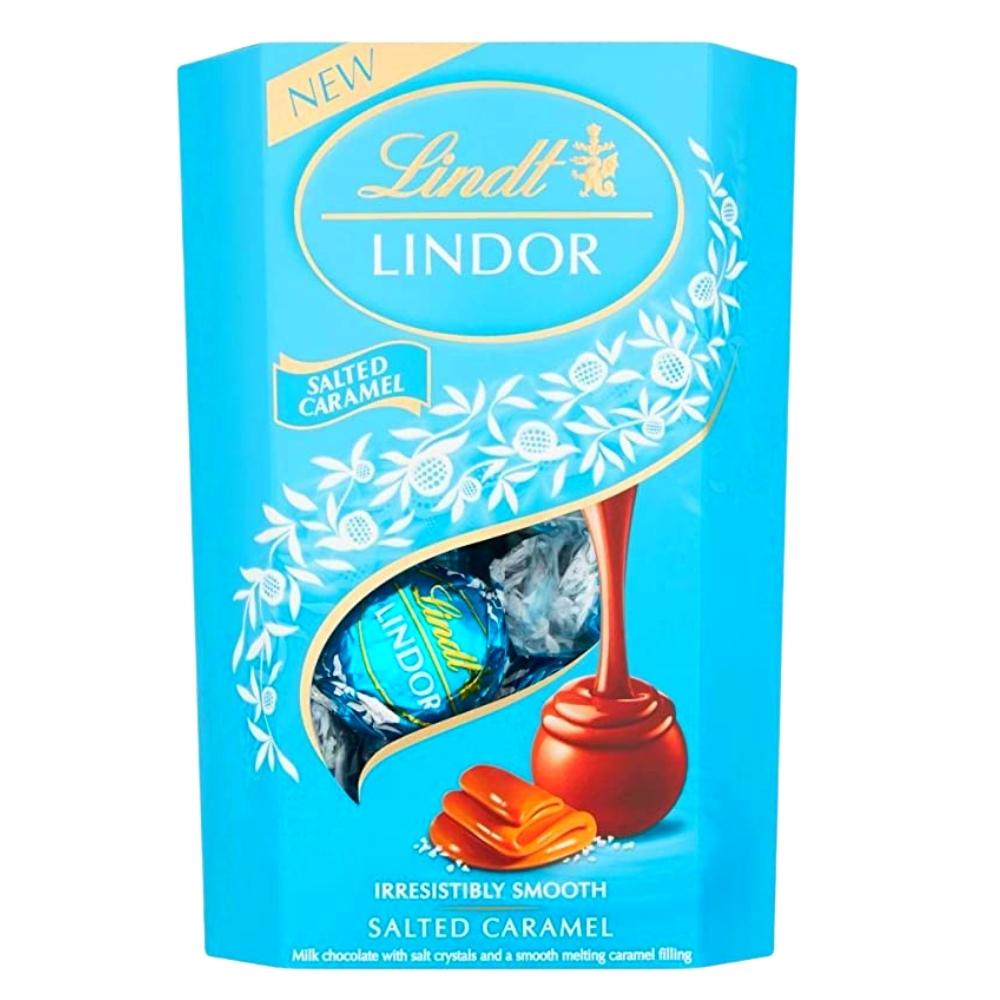 Lindt Lindor Salted Caramel Gift Box - 200g | Candy Funhouse – Candy ...