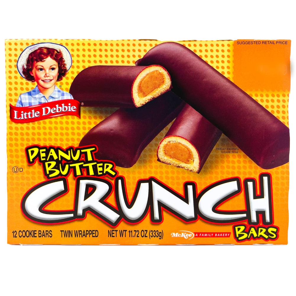 Little Debbie Peanut Butter Crunch Bars - 11.72oz - American Snacks from Little Debbie