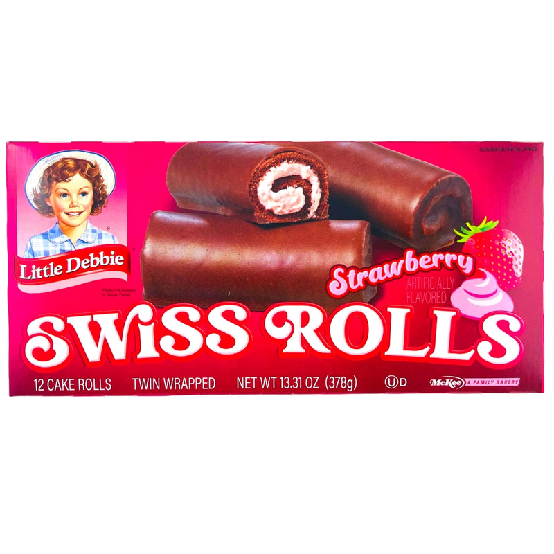Little Debbie Strawberry Swiss Rolls - 13.31oz