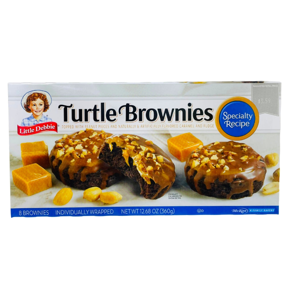 Little Debbie Turtle Brownies - Little Debbie - Little Debbie Snacks - Little Debbie Cakes - Little Debbie Turtle Brownies - Little Debbie Brownies - Brownies - Brownie Snacks