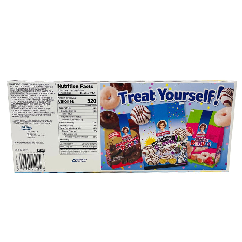 Little Debbie Zebra Cakes ingredients nutrition facts