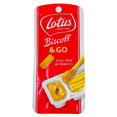 Lotus Biscoff & Go Biscuit Spread and Breadsticks 45g Candy Funhouse Online Candy Shop
