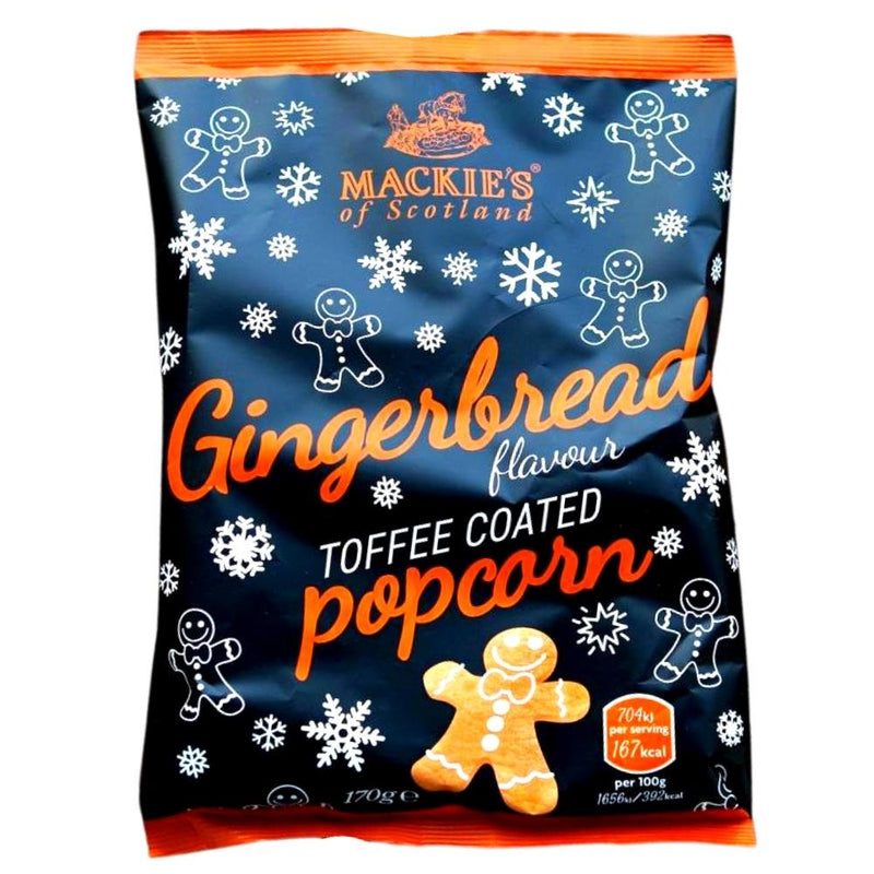 Mackie's Of Scotland Gingerbread Flavour Toffee Coated Popcorn - 170g