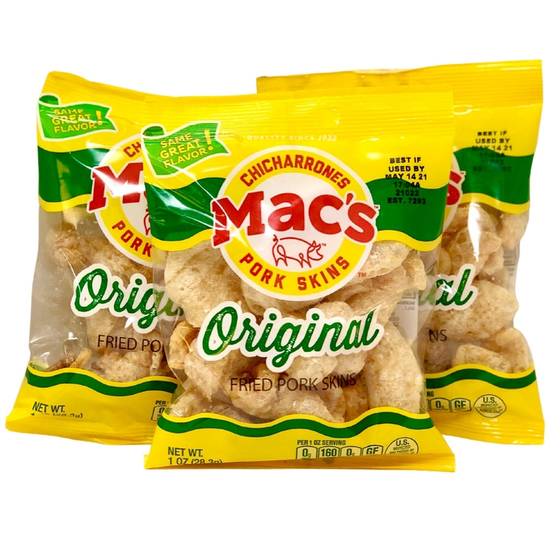 Mac's Original Pork Skins - 1oz
