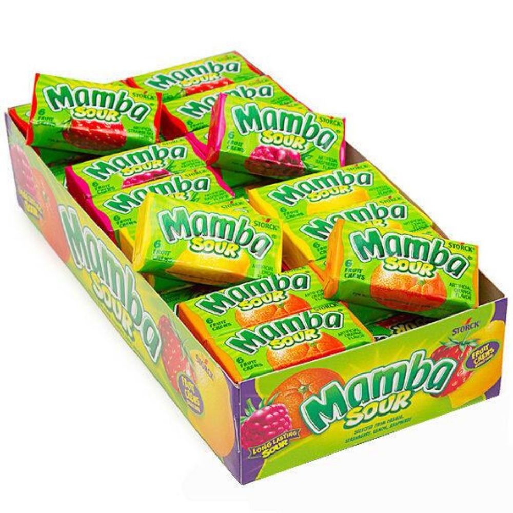 Mamba Sour Fruit Chews Retro Candy