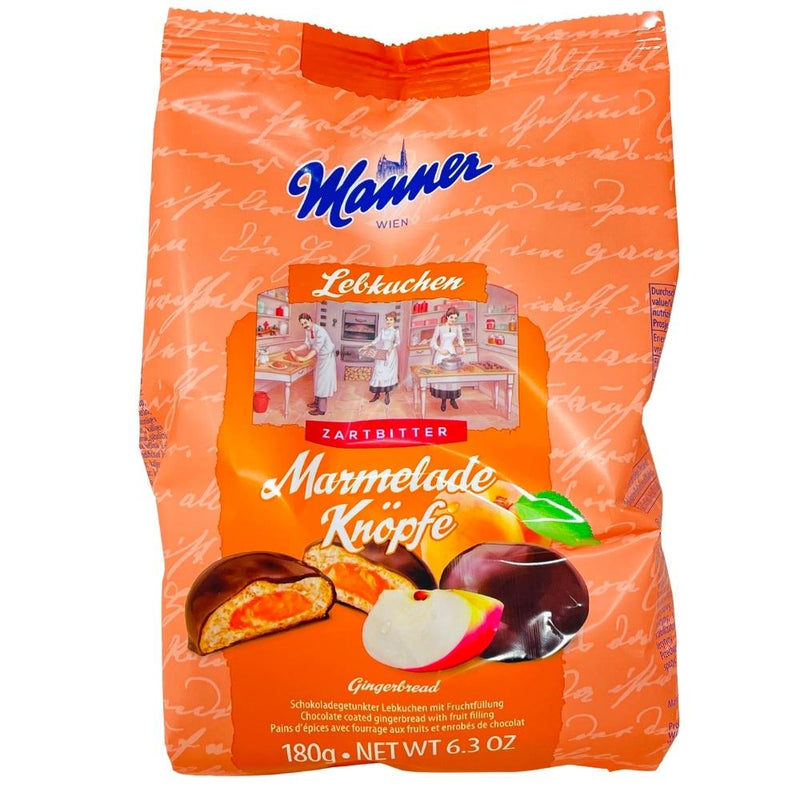 Christmas Manner Apricot and Apple Jelly Gingerbread Rounds - 6.3oz