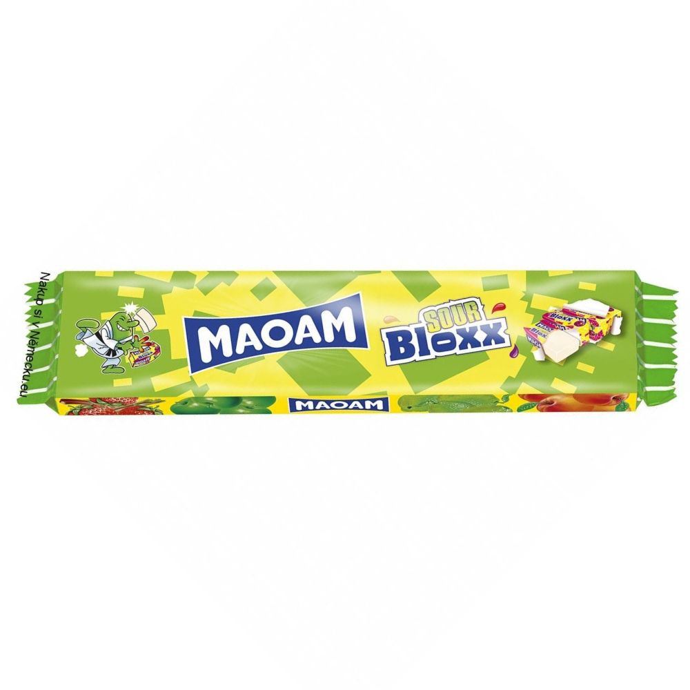 Maoam Sour Bloxx Fruit Chews-220g | Retro Candy 