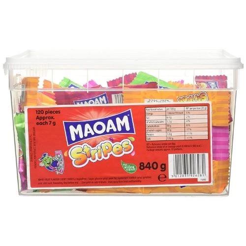 Maoam Stripes Fruit Flavoured Chews British Candy