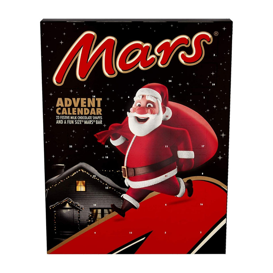 Mars Advent Calendar - British Chocolate - Advent Calendar - Mars Chocolate - British Chocolate
