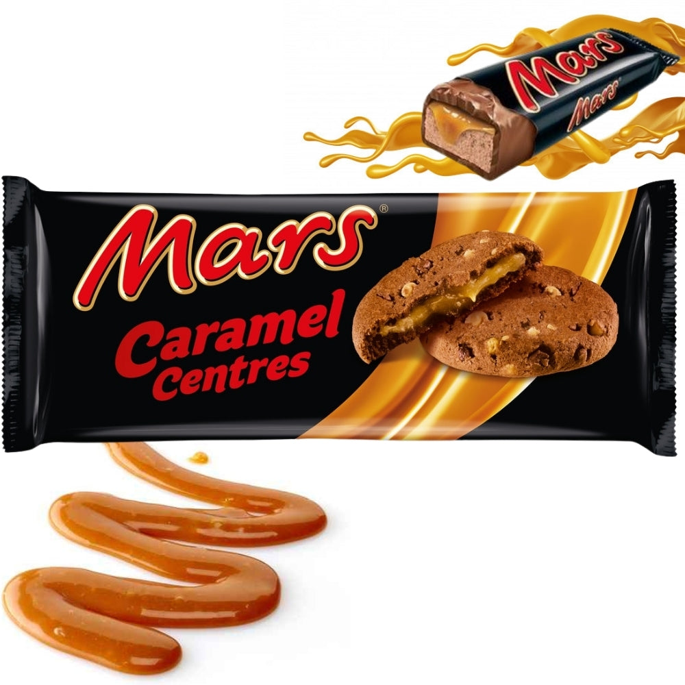 Mars Cookies Caramel Centres - 162g American snacks chewy cookie soft filled special edition candy canada 