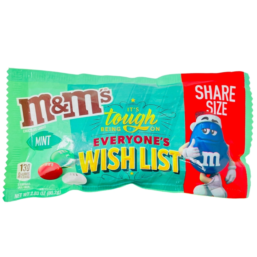 M&M's Holiday Mint Share Size 2.83oz