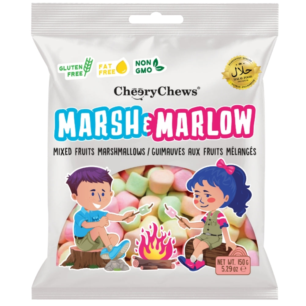 Marsh&Marlow Mini Mixed Fruit Marshmallow - 150g