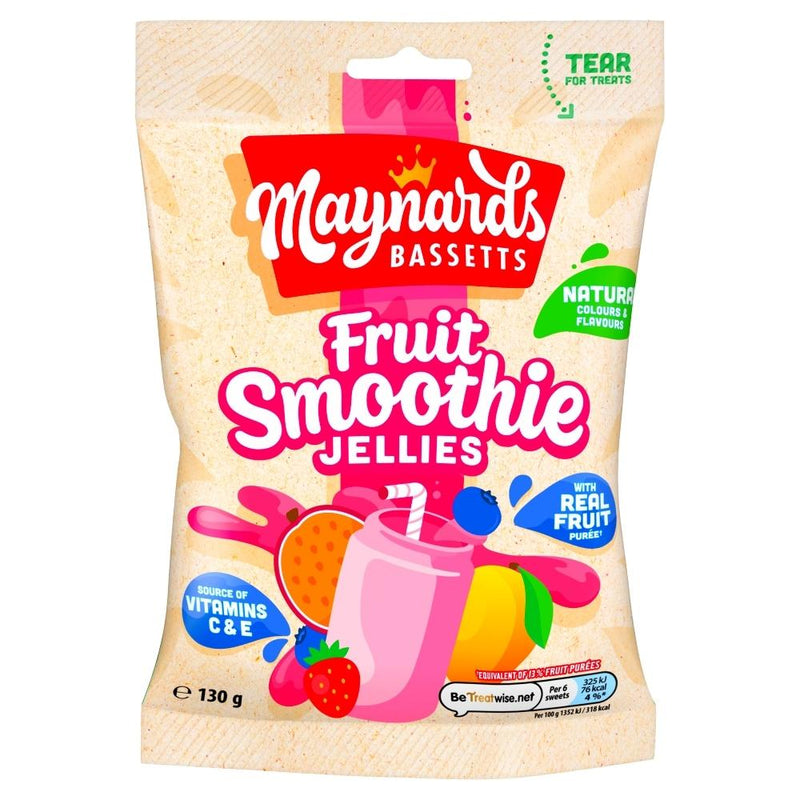 Maynards Bassetts Fruit Smoothies - 130g