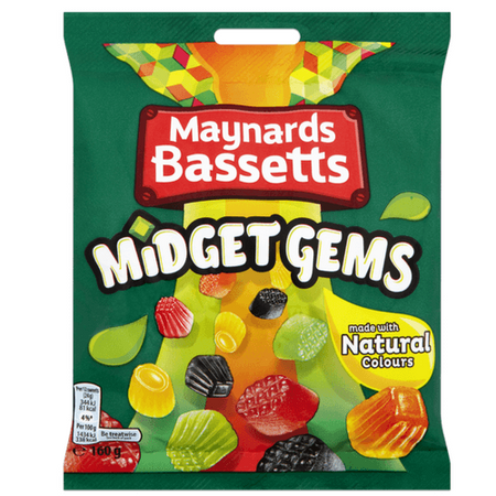 Maynards Bassetts Midget Gems-Uk - British Candy