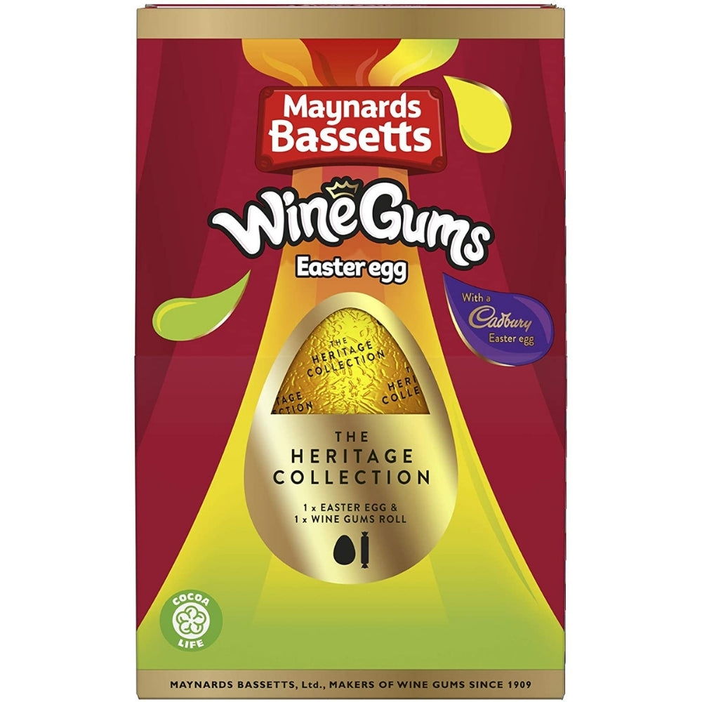 Maynards Bassetts Wine Gums Easter Egg - 162g