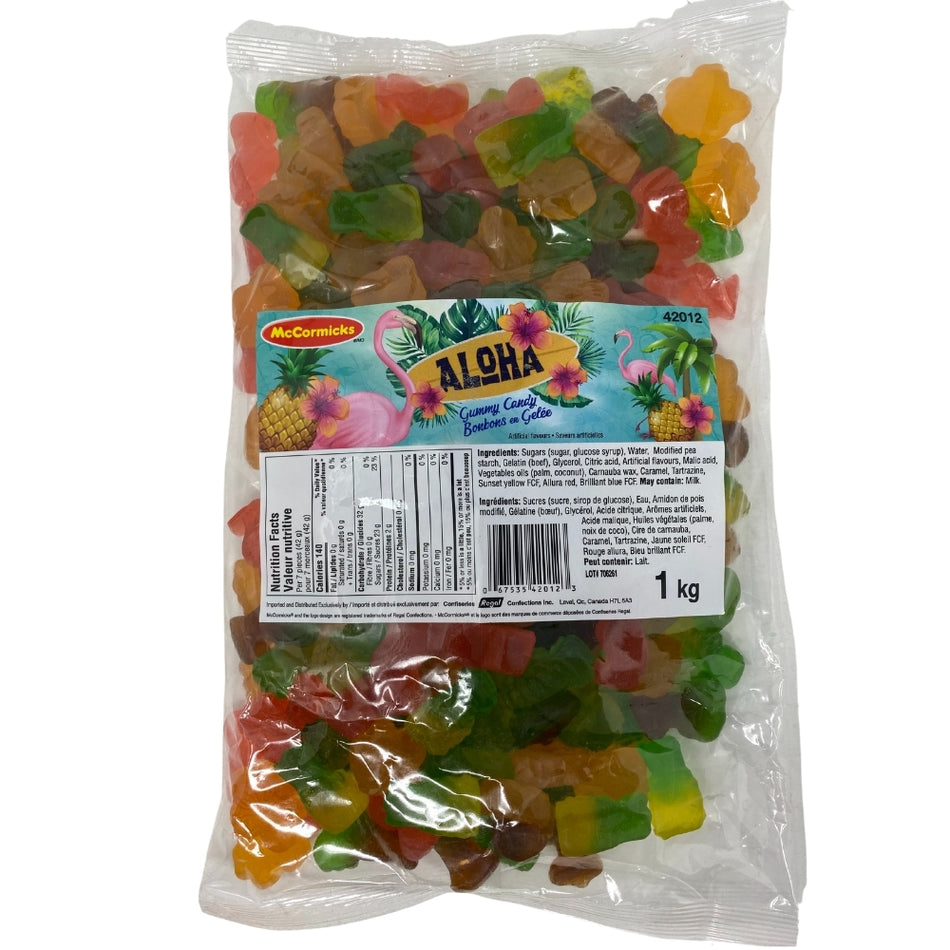 McCormicks Aloha Gummy Candy - 1kg