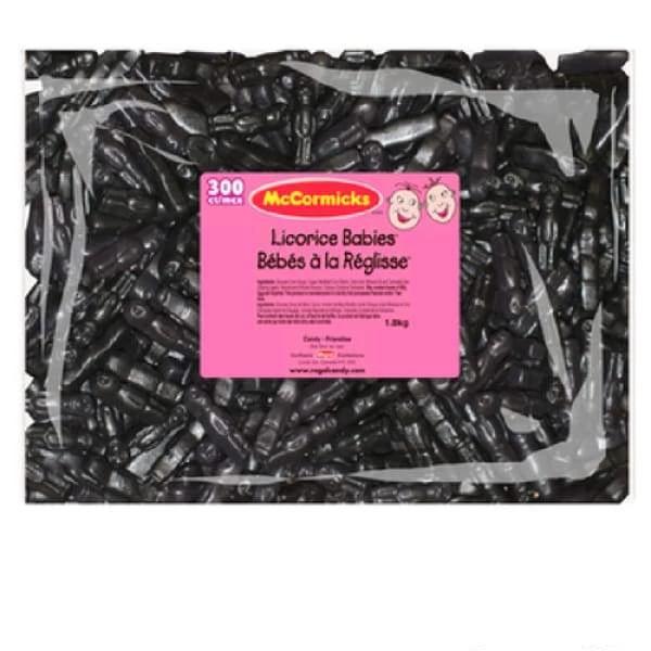 McCormicks Licorice Babies Candy McCormicks 2.1kg - black Bulk Canadian Canadian Candy Candy Buffet