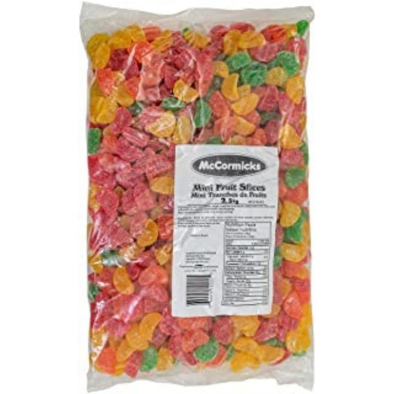 McCormicks Mini Fruit Slices Candies - 2.5kg