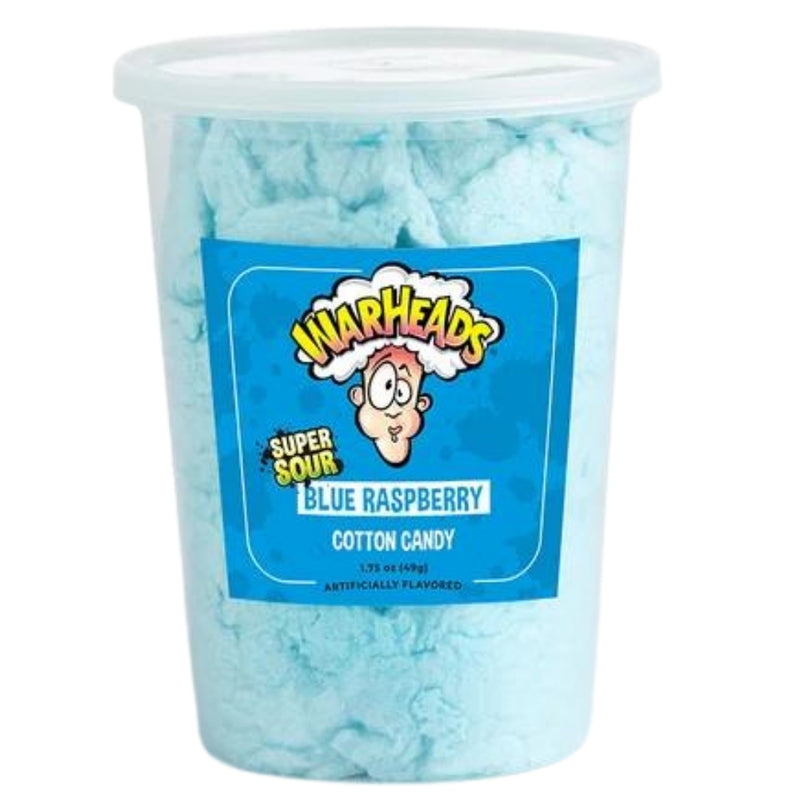 Warheads Sour Blue Raspberry Cotton Candy 1.75oz