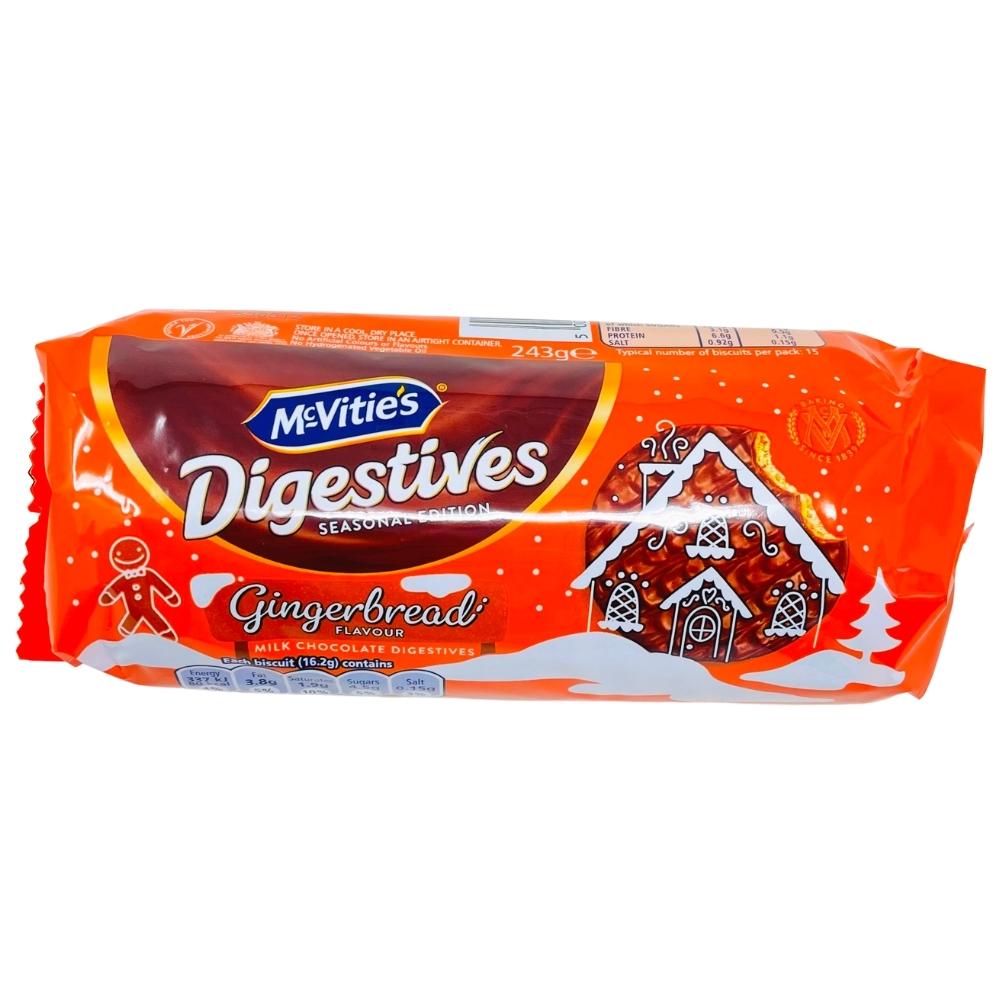 Gingerbread Digestive McVitie's Digestives Gingerbread - 243g | Candy Funhouse – Candy ...