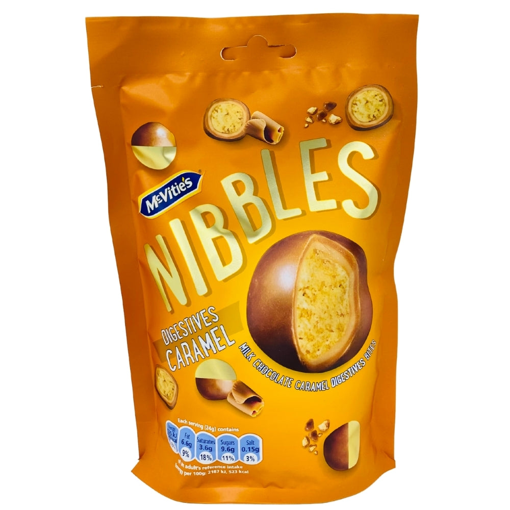 McVitie's Nibbles Digestives Caramel Pouch - 120g