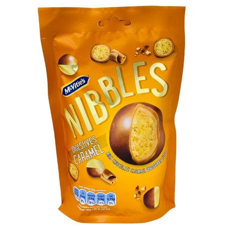McVitie's Nibbles Digestives Caramel Pouch - 120g