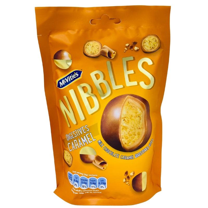 McVitie's Nibbles Digestives Caramel Pouch - 120g