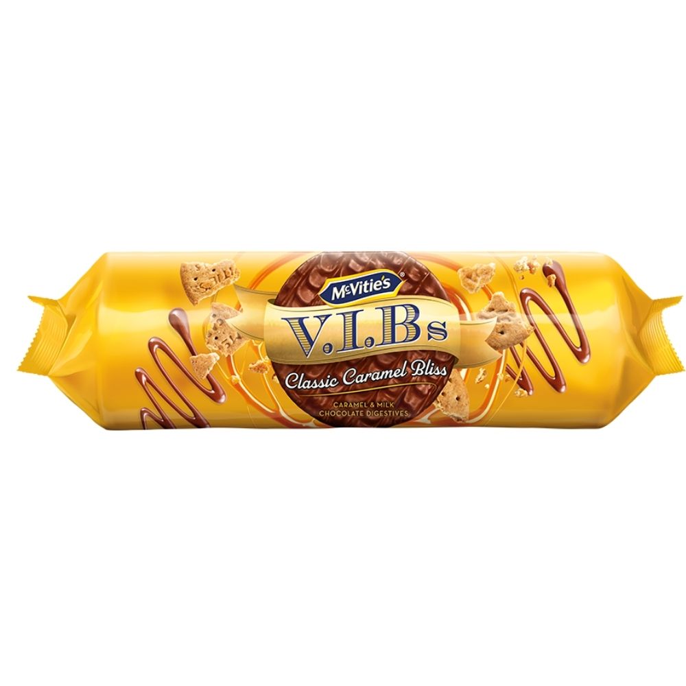 McVitie's V.I.Bs Classic Caramel Bliss Biscuits - 250 g