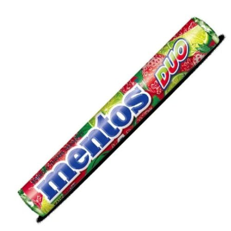 Mentos Duo Lime Strawberry Candy-Imported from Holland
