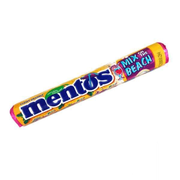 Mentos Mix on the Beach Perfetti Van Melle Inc. 0.038kg - 2000s chewy Era_2000s Hard Candy Mentos - Mentos - Mentos Candy - Mix Beach - Mentos Mix Beach