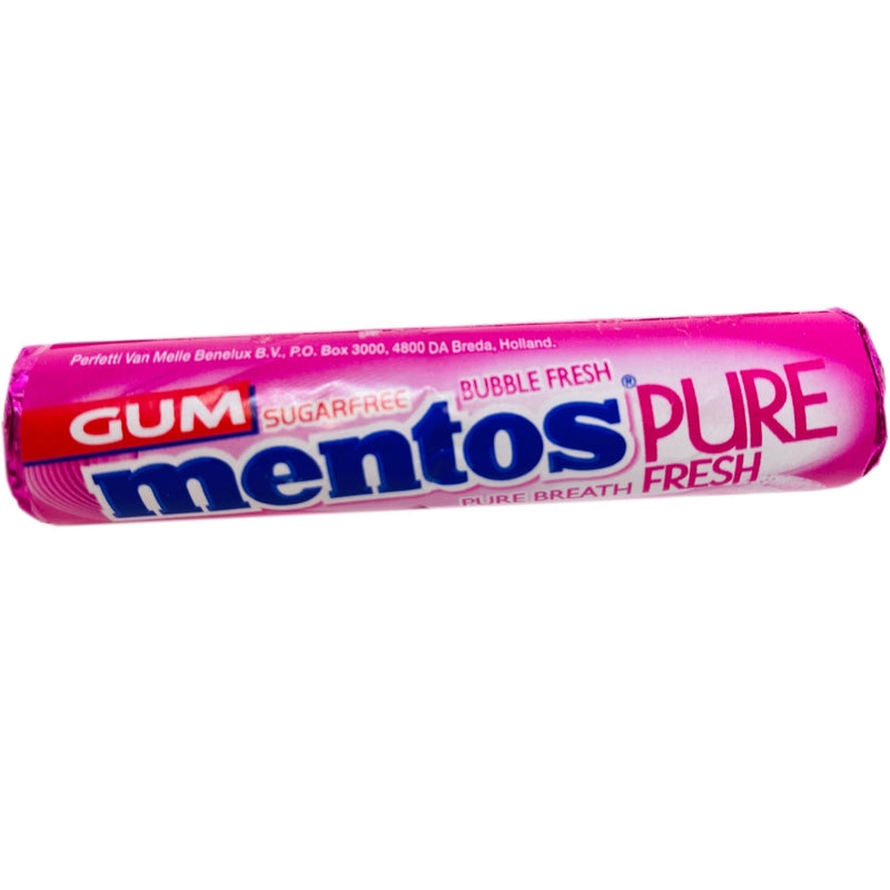 Mentos Pure Fresh Sugar Free Gum - Bubble Fresh - 5.5g