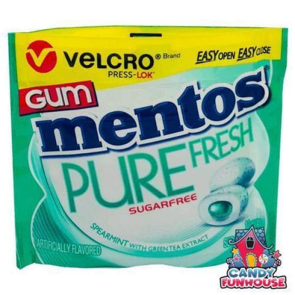 Mentos Pure Fresh Spearmint Gum Perfetti Van Melle Inc. 40g - Gum Mentos Mint Sugar Free Type_Gum