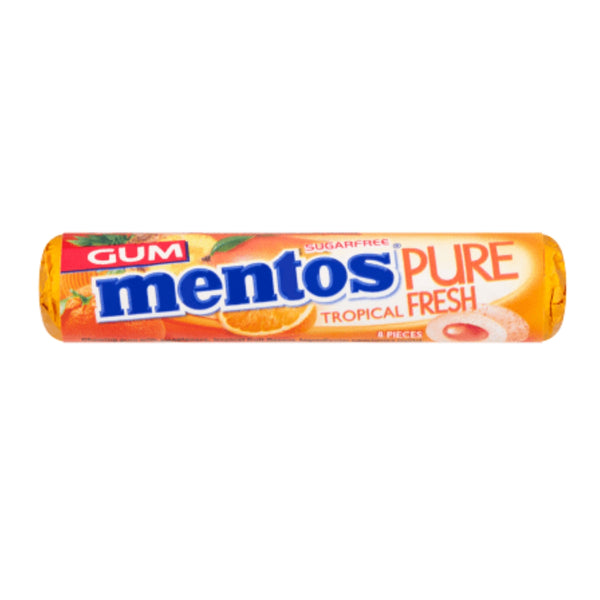Mentos Gum Pure Fresh Tropical - 15g
