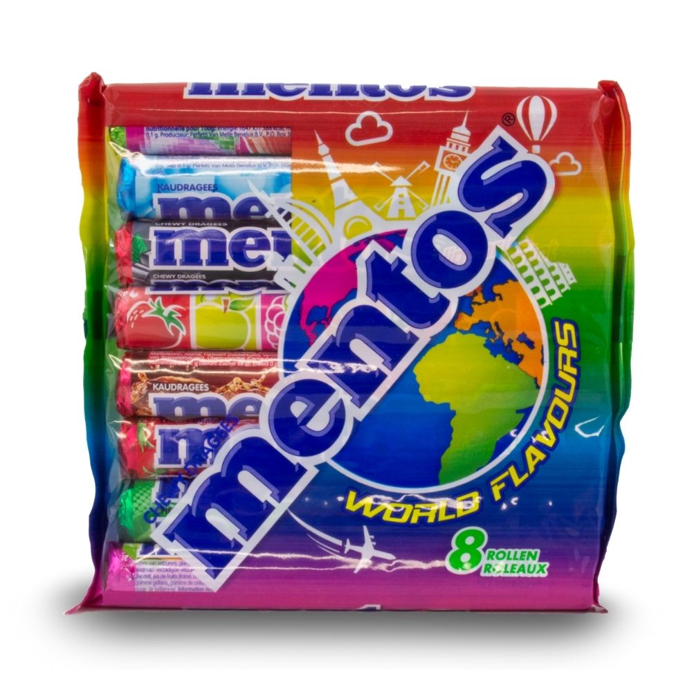 Mentos World Flavours Mix - 8 Pack