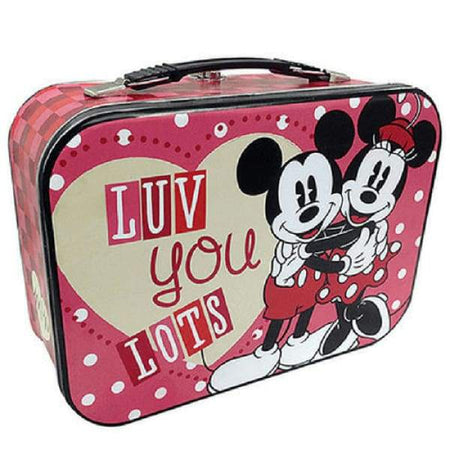 Mickey & Minnie Luv You Lots Tin Tote Lunch Box Westland Gifts 1.5kg - Collectibles Gifts & Collectibles Lunch Boxes Type_Toys & Gifts